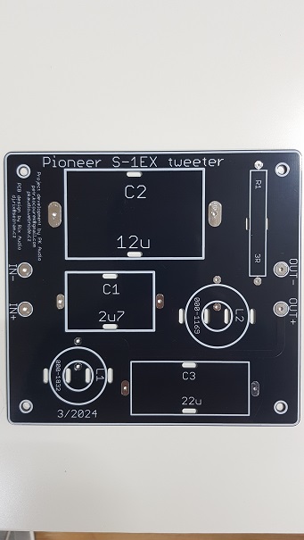 Tweeter crossover PCB